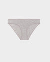 BASERANGE Women's shorts and panties UNBE series collection France BAS-UNBE-BA-SU25-GREY MELANGE